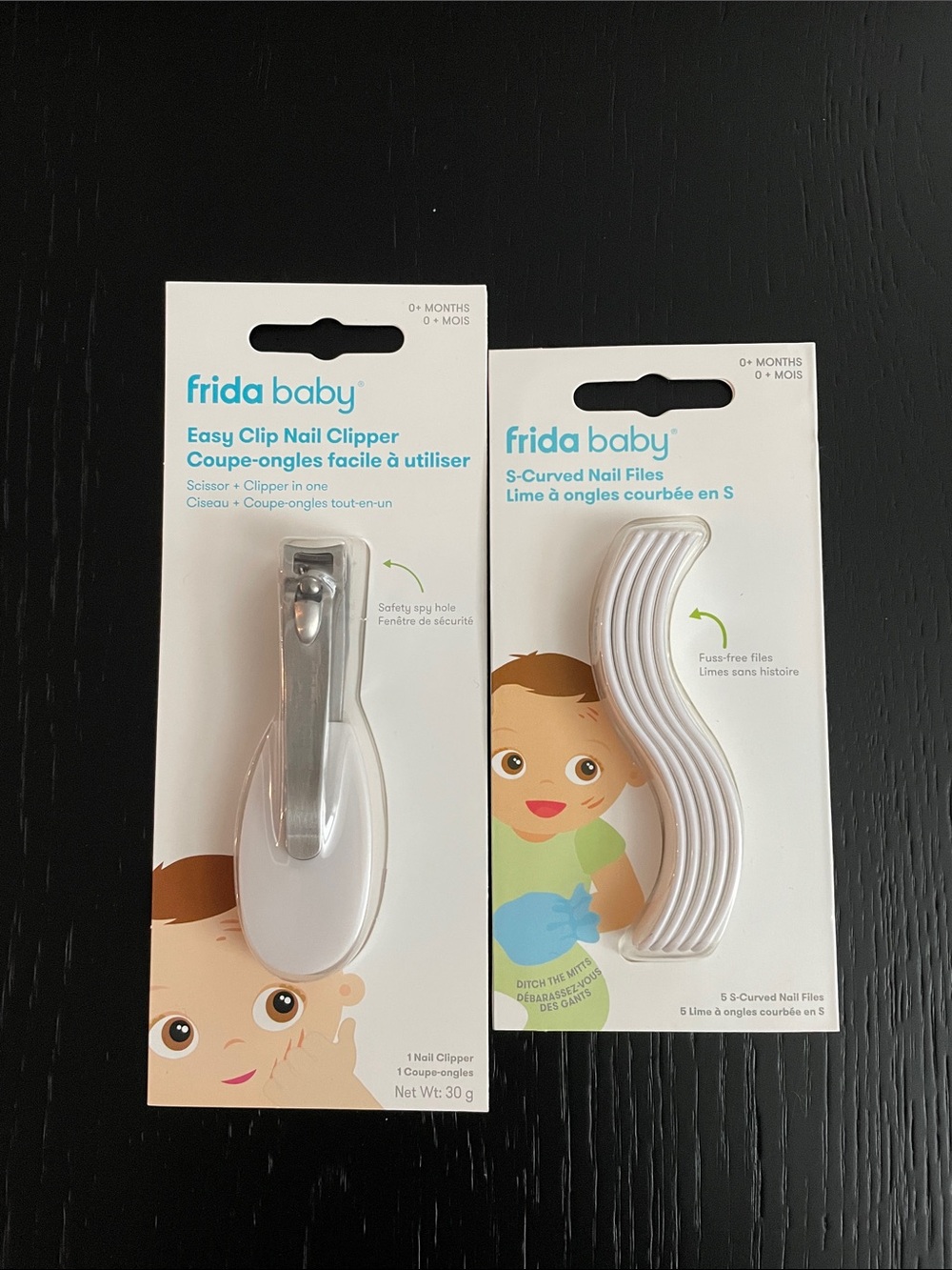 Frida Baby Easy Clip Nail Clippers & S- Curved Nail Files